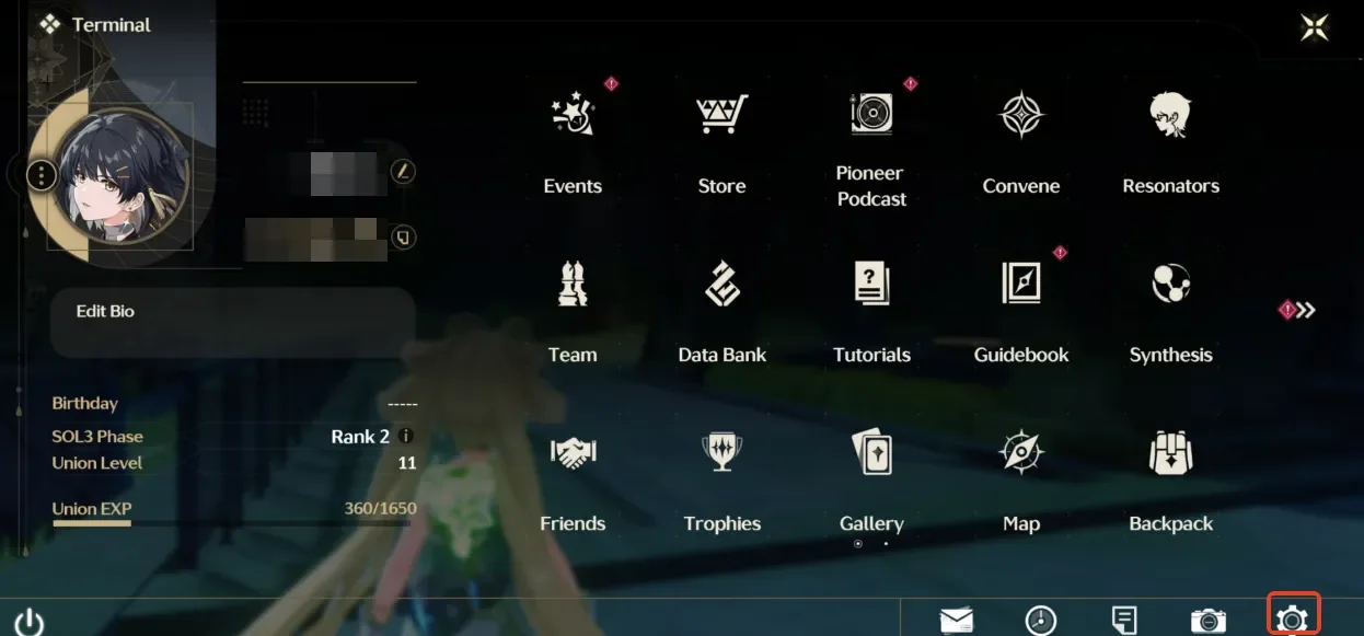 Step 2 : Go to settings.